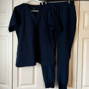 Women’s Carhartt Navy Blue Scrub Set